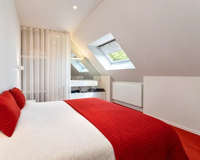 Kamer Akker met tweepersoonsbed