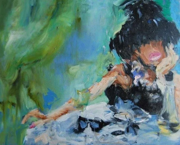Carine de Meesterの絵画: “Kater”