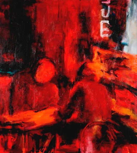 Carine de Meesterの絵画: “Betovering die ons verlamt”