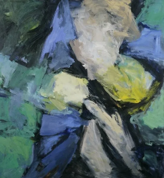 Carine de Meesterの絵画: “Onbevangen”